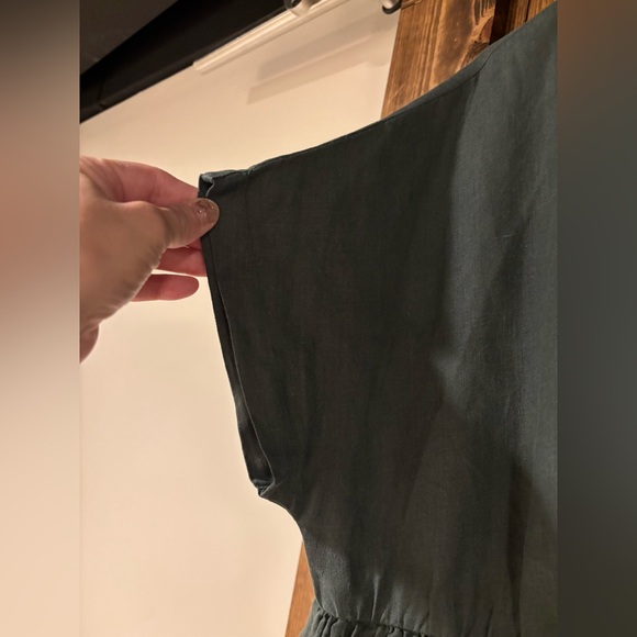 MaxMara Leisure Linen Blend Babydoll Style Dress Large - Picture 3 of 8